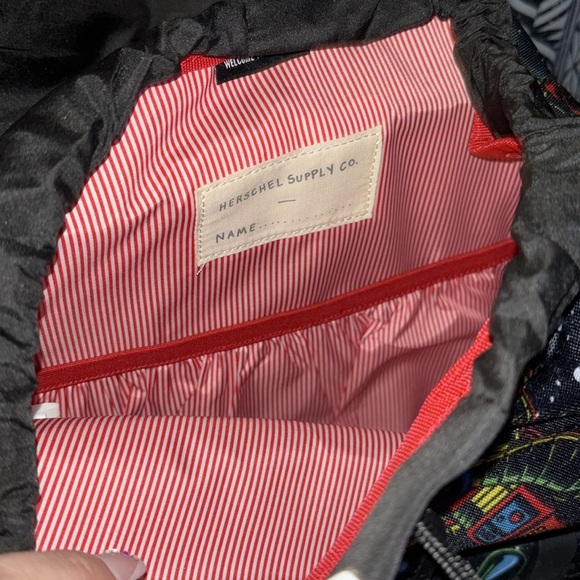 Herschel Kids Little America Youth Backpack in Space Robots NWT - Picture 6 of 10